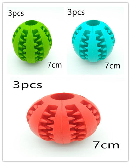 Cute Funny Rubber Dog Ball Toy