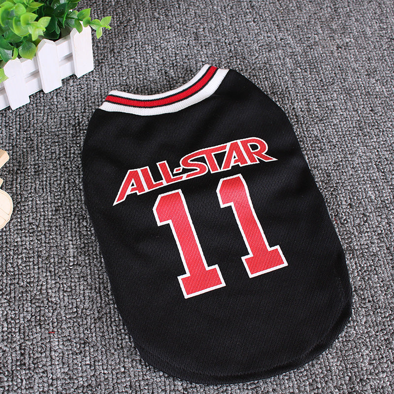 World Cup ball spring and summer dog vest