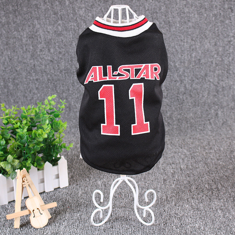 World Cup ball spring and summer dog vest