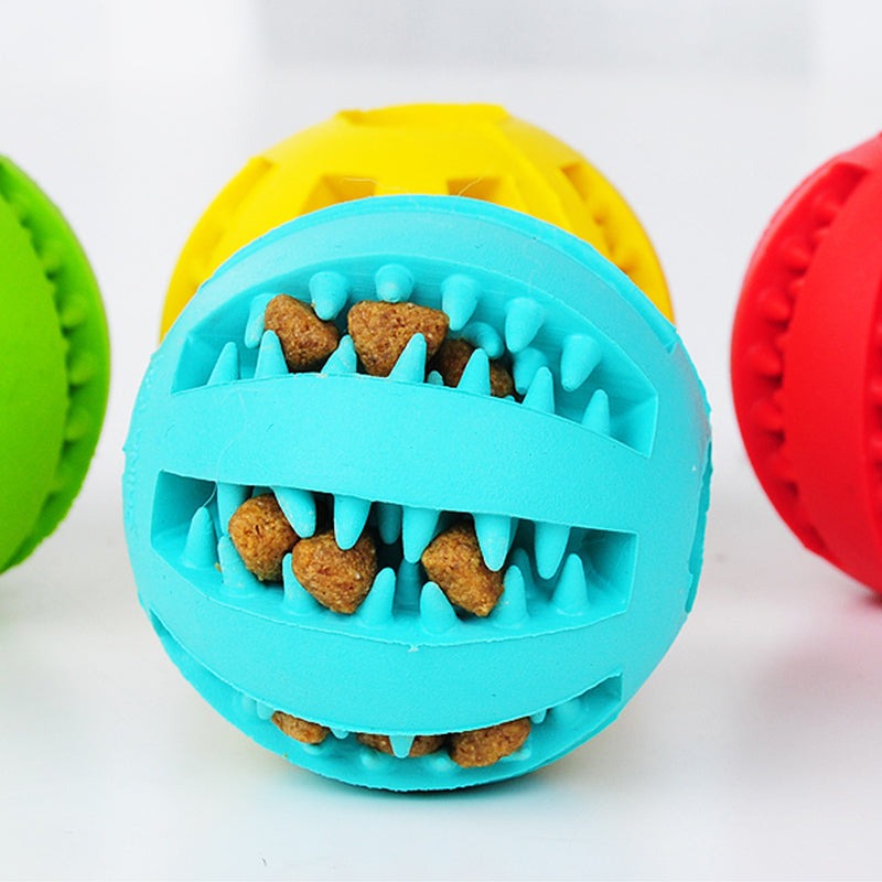 Cute Funny Rubber Dog Ball Toy