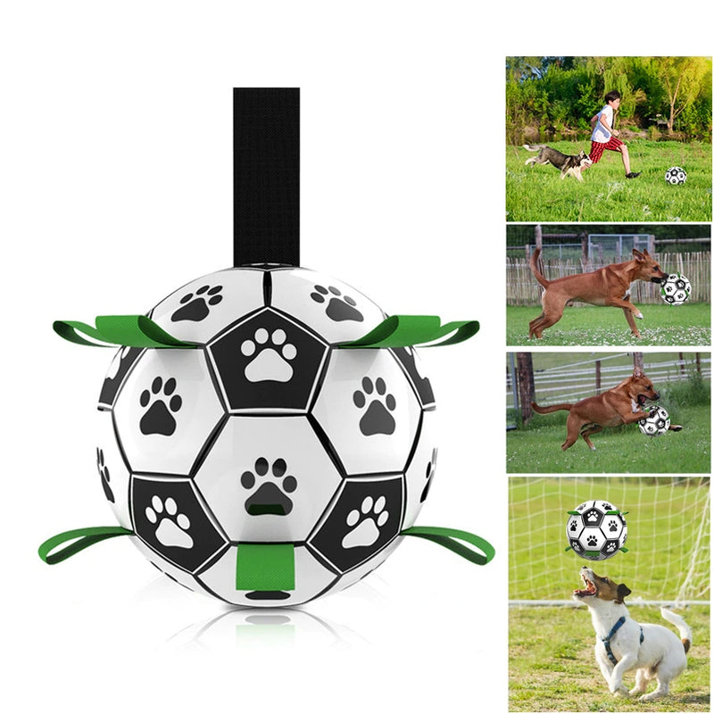 Dog Interactive Pet Football Toys with Grab