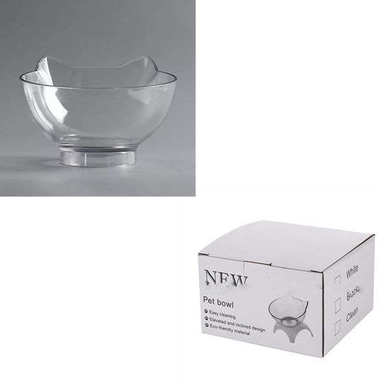 Non Slip Double Cat Bowl With Raised Stand