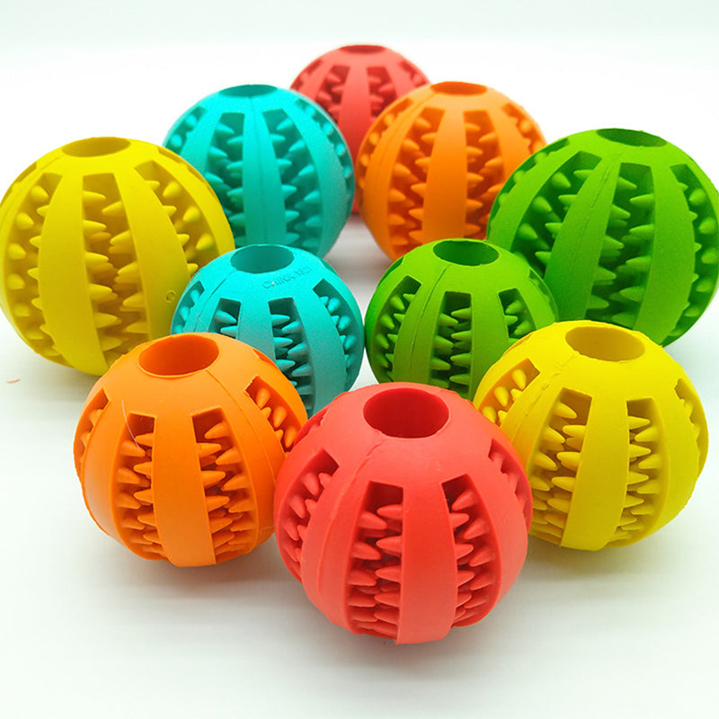 Cute Funny Rubber Dog Ball Toy