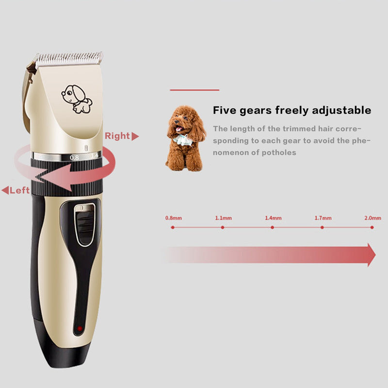 Pet Clipper Grooming Kit Rechargeable