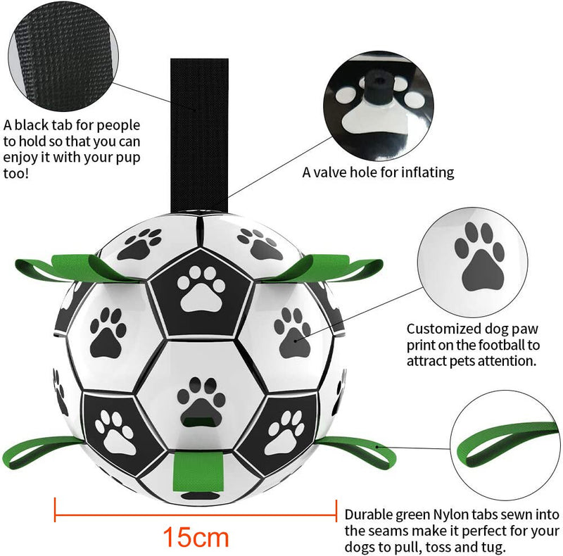 Dog Interactive Pet Football Toys with Grab